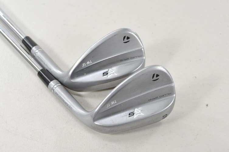 TaylorMade Milled Grind 5 Chrome Tiger Woods 56*, 60* Wedge Set DG Steel #224201