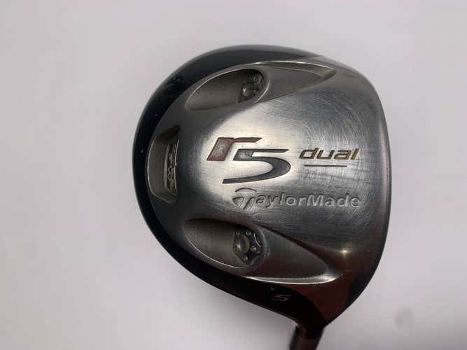 TaylorMade R5 Dual 5 Fairway Wood 18* MAS2 55g Stiff Graphite Mens RH