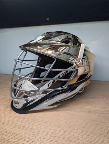 Chrome Gold Cascade S Helmet (Used)
