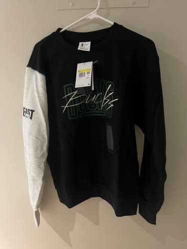 Milwaukee Bucks Nike Crewneck Sweatshirt