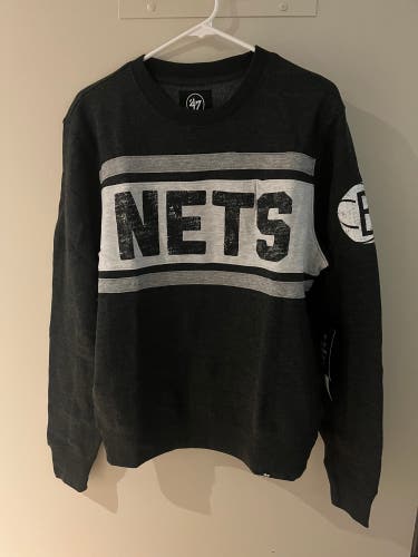 Brooklyn Nets Bypass Tribeca Crew Men’s NBA Sweatshirt