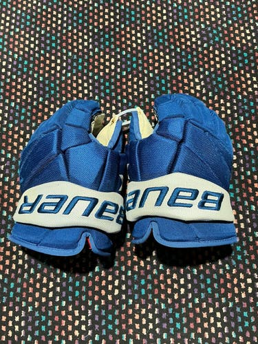 Used Bauer 13" Pro Stock Newhook Hyperlite Gloves
