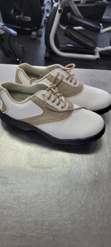 Used Foot Joy Mens Golf Shoes White Senior 7.5 11497-S000160589