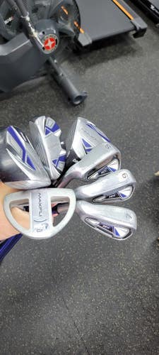 Used Maxfli REV 3 Jr Package Set LH Navy Blue 7 Piece 11497-S000160580