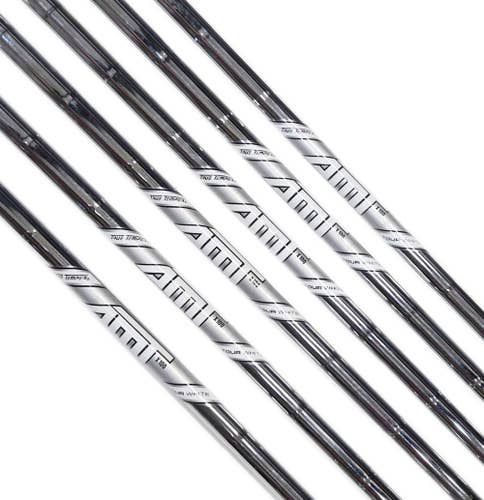 True Temper AMT Tour White 5-PW Iron Shaft Set X-Stiff Flex .355 Taper