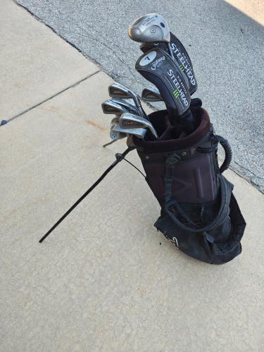 Callaway Tommy Armour 15 Piece Complete Regular Flex Golf Set Titleist Stand Bag