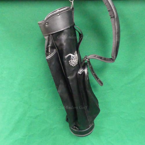 Jones Sports Co Original Jones Bomber Black 3-Way Golf Carry Sunday Bag *READ*