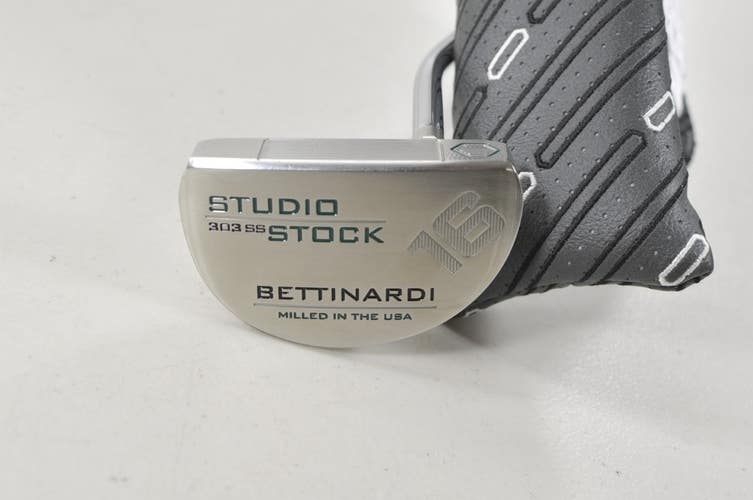 Bettinardi 2023 Studio Stock 16 35" Putter RH Steel with Cover #225023