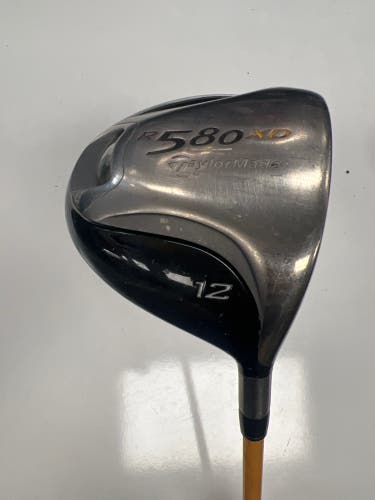 2002 TaylorMade R580 XD Right Handed Driver Stiff Flex 12 Loft Graphite Shaft (Used)