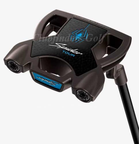 NEW TaylorMade Spider Tour Torched 34" #1 L-Neck Putter KBS w/SuperStroke & HC