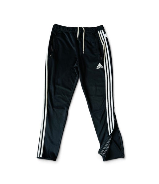 Adidas Climacool sweatpants Black ankle zips tapered zipper pockets track size L