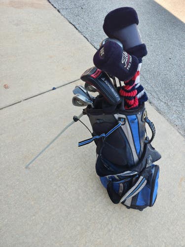 Titleist Callaway 14 Piece Complete Regular Flex Golf Set Nike Stand Bag