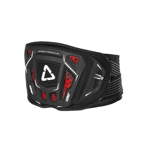 Black Unisex Leatt 3DF Protective Kidney Belt  (New)