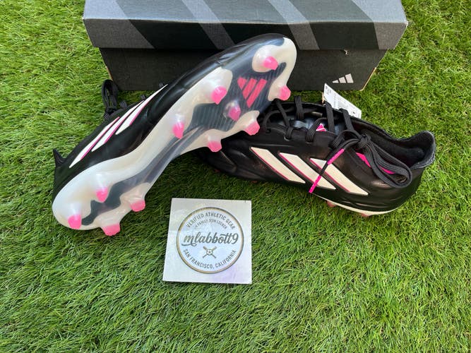 Adidas COPA PURE.1 FG Soccer Cleats Core Black/Shock Pink (HQ8904) - Men’s Size 10 - NEW (DS)