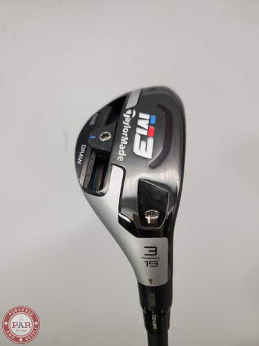 2018 TAYLORMADE M3 3 HYBRID 19* STIFF MITSU TENSEI AV LIMITED 75HY DEMO