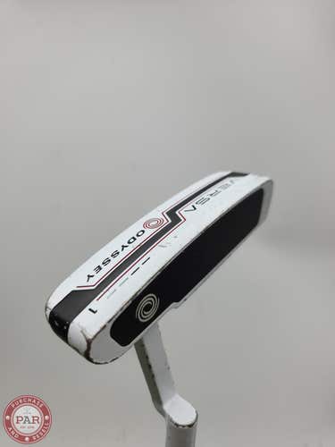 2013 ODYSSEY VERSA 1 WHITE BLACK WHITE PUTTER 34" GOOD