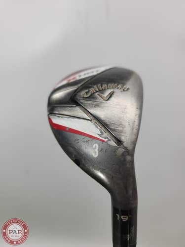 2013 CALLAWAY X HOT 3 HYBRID 19* STIFF CALLAWAY X HOT  FAIR