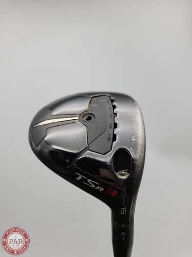 2023 TITLEIST TSR3 3 WOOD 15* STIFF MITSU TENSEI AV BLUE 65-S GOOD