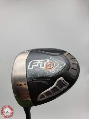 LEFTY 2010 CALLAWAY FT 9 TOUR DRIVER 9.5* STIFF FUJI ZCOM PRO65 GOOD