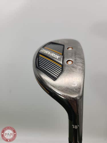 2020 CALLAWAY MAVRIK 3 HYBRID 18* STIFF UST RECOIL ES  GOOD