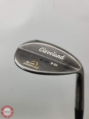 2010 CLEVELAND CG15 BLACK PEARL WEDGE 60*/8 WEDGEFLEX CG TRACTION  35" GOOD