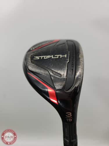 2022 TAYLORMADE STEALTH 3 HYBRID 19* STIFF FUJI MOTORE X HB GOOD