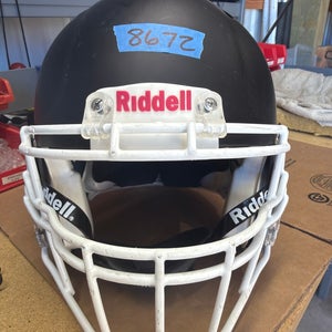 USED RIDDELL SPEED ICON ADULT HELMET - XL - FLAT BLACK
