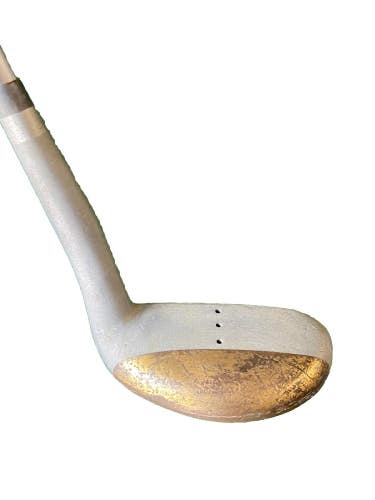 Acushnet Caliente Mallet Putter RH Fluted Steel 35" Vintage Leather Pistol Grip