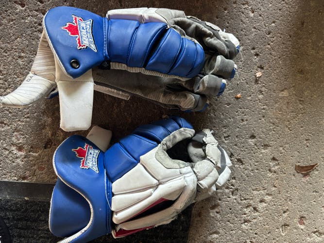 Game Worn- Gait Recon Pro Lacrosse Gloves (Used)
