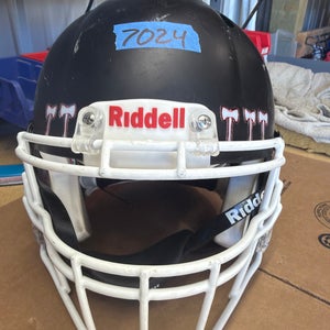 USED RIDDELL SPEED ICON ADULT HELMET - XL - FLAT BLACK
