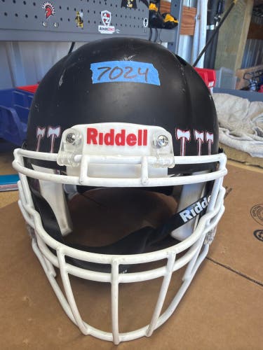 USED RIDDELL SPEED ICON ADULT HELMET - XL - FLAT BLACK