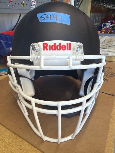 USED RIDDELL SPEED ICON ADULT HELMET - XL - FLAT BLACK