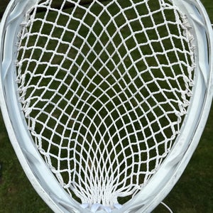 Warrior Nemesis 3 Goalie Head- Fresh "Ghost" Stringing - Great Head for Youth Goalies -  (Used)