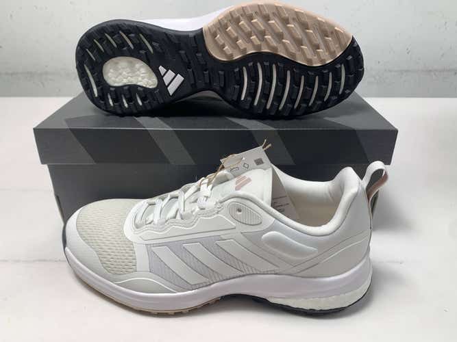 Adidas Zoysia Waterproof Golf Shoes White Womens SZ 8 (GV9396) NIB