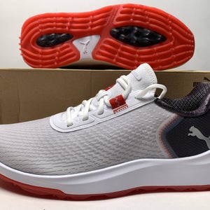 Puma Fusion Crush Sport Golf Shoes White Men's SZ 10.5 (379204 01) NIB