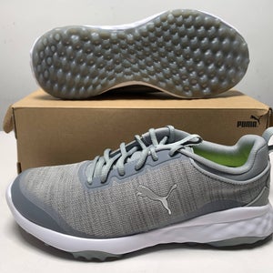 Puma Fusion Pro Golf Shoes Gray Men's SZ 8.5 ( 377041 04 ) NIB