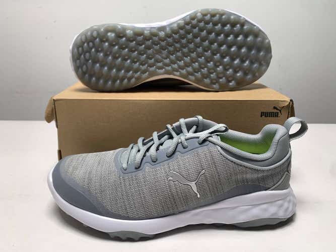 Puma Fusion Pro Golf Shoes Gray Men's SZ 8.5 ( 377041 04 ) NIB