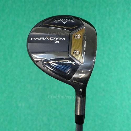 Callaway Paradym X 21 Fairway Wood 7 Ozik White Ties X4 70-X Extra Stiff