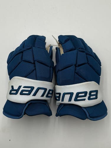 Lightly Used Toews Colorado Avalanche Bauer 14" Pro Stock Supreme Mach Gloves