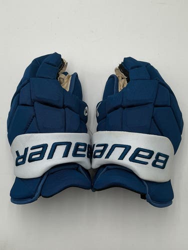 Lightly Used Toews Colorado Avalanche Bauer 14" Pro Stock Supreme Mach Gloves