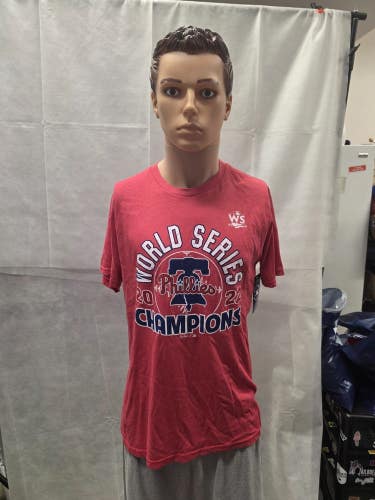 NWT Philadelphia Phillies 2022 World Series Champions Error Shirt L MLB
