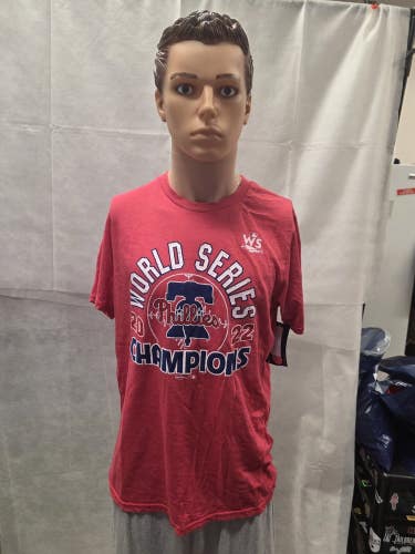 NWT Philadelphia Phillies 2022 World Series Champions Error Shirt M MLB