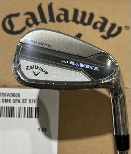 NEW Callaway Paradym AI Smoke Iron Set 5-PW, AW Steel Elevate MPH 95 Stiff RH