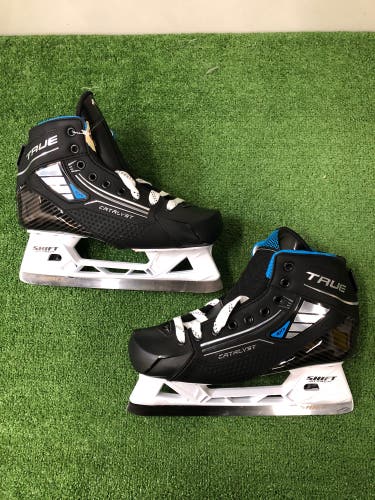 True Catalyst 5x4 Hockey Goalie Skates | Senior Size 8.5 (Regular)