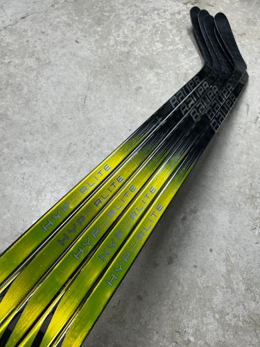 5 PACK 95 Flex P90TM Senior Bauer Vapor Hyperlite2 Left Hand Hockey Stick (New) Pro Stock