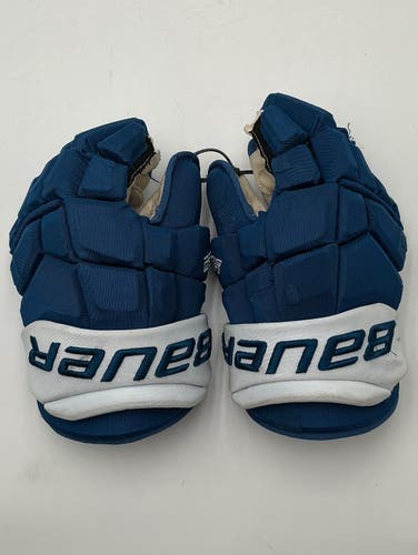 Used Rodrigues Colorado Avalanche Bauer 14" Pro Stock Supreme Ultrasonic Gloves