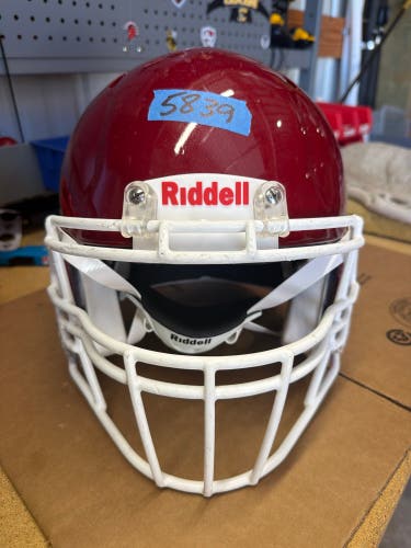 USED RIDDELL SPEED ICON ADULT HELMET - XL - PEARL CARDINAL