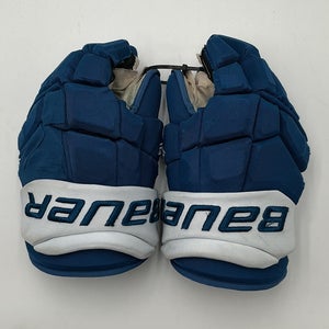 Used Rodrigues Colorado Avalanche Bauer 14" Pro Stock Supreme Ultrasonic Gloves
