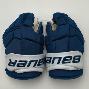 Used Rodrigues Colorado Avalanche Bauer 14" Pro Stock Supreme Ultrasonic Gloves