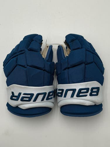 Used Rodrigues Colorado Avalanche Bauer 14" Pro Stock Supreme Ultrasonic Gloves